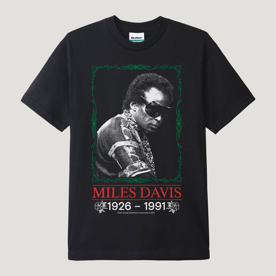 Butter Goods X Miles Davis Thanks Tee (Black)