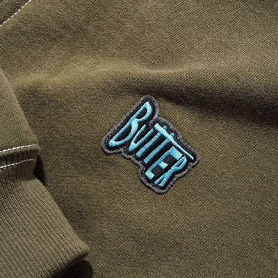 Butter Goods Sketch Zip-Thru Hoodie (Army)
