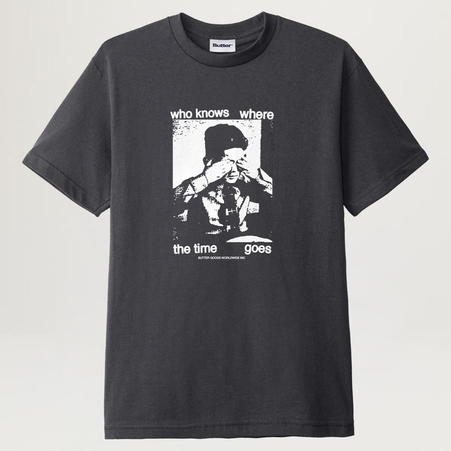 Butter Goods Who Knows Tee (Charcoal)