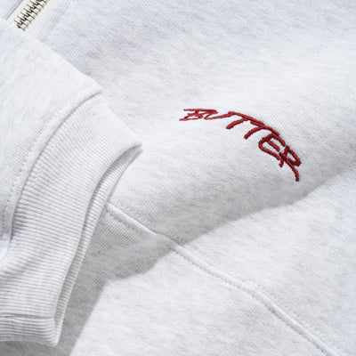 Butter Goods Panel 1/4 Zip Sweater (Ash)