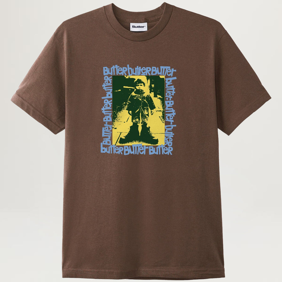 Butter Goods Stolen Boots Tee (Brown)