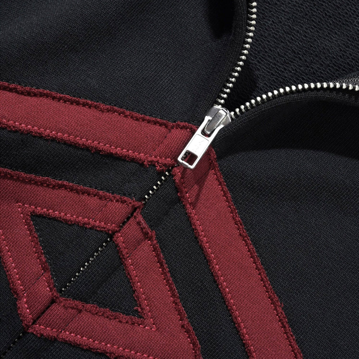 Butter Goods X Umbro Diamond Fleece Zip Thru Jacket (Black)