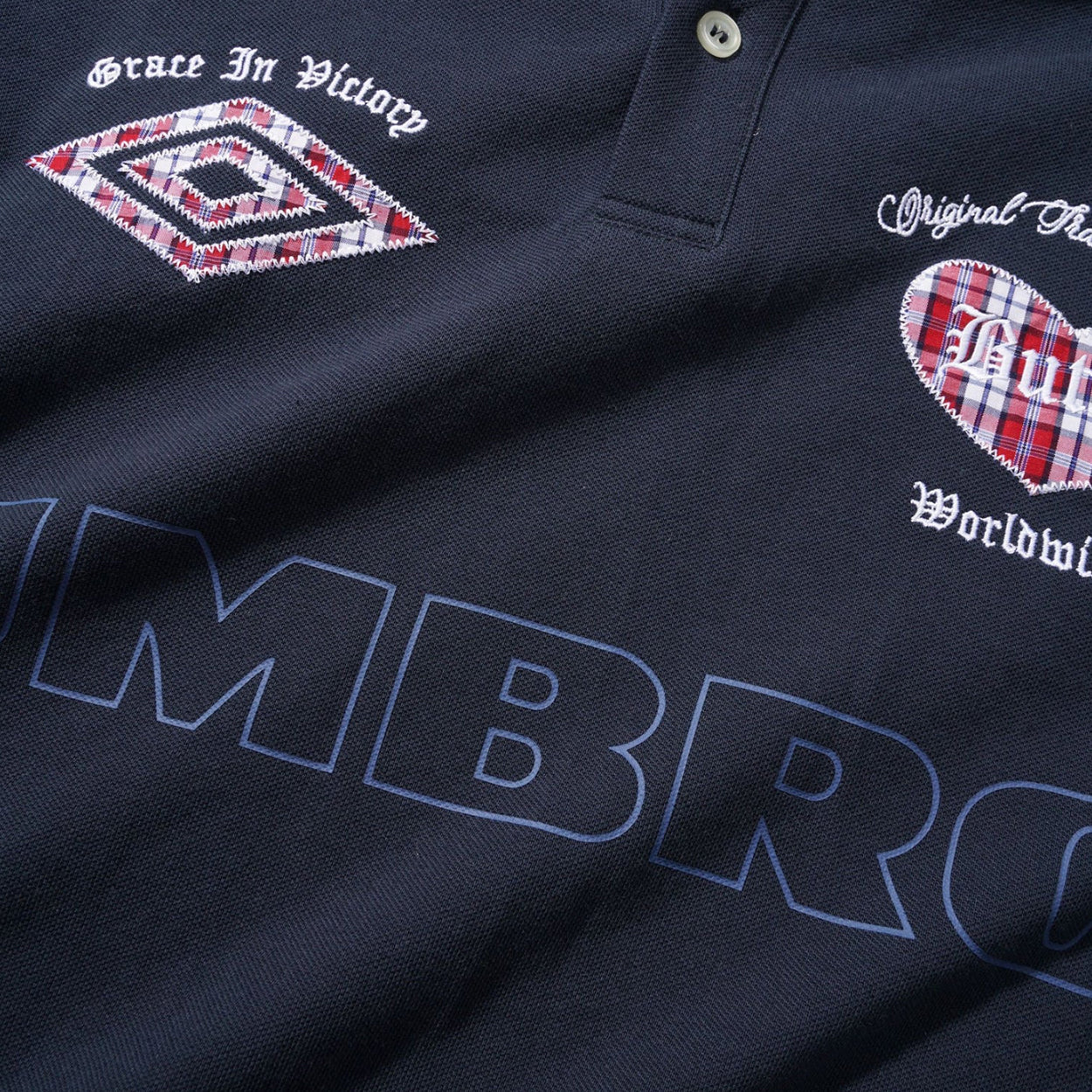 Butter Goods X Umbro Victory Polo (Navy/Shale)