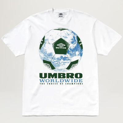 Butter Goods X Umbro World Game Tee (White)