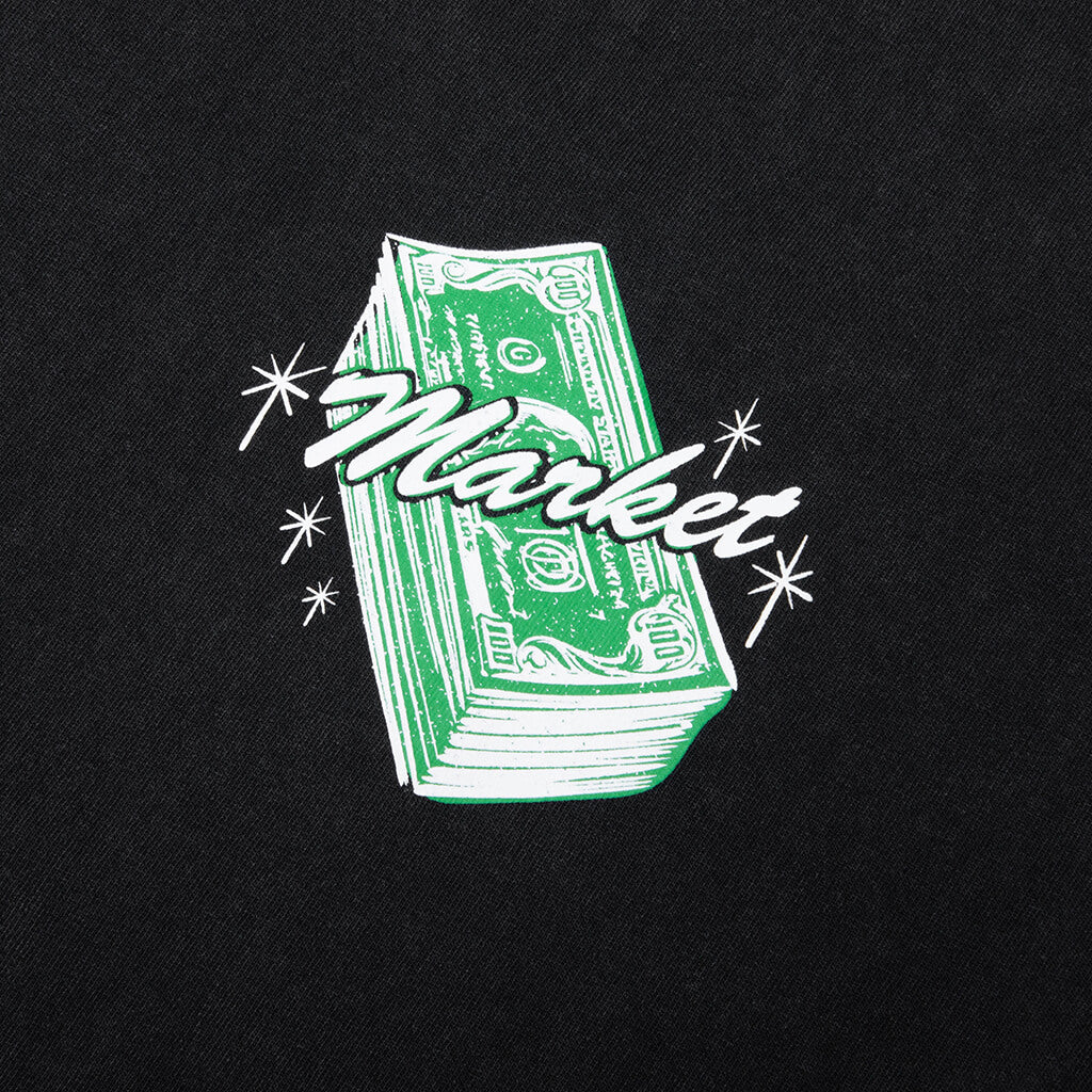 Market Call My Plug Tee (Washed Black)