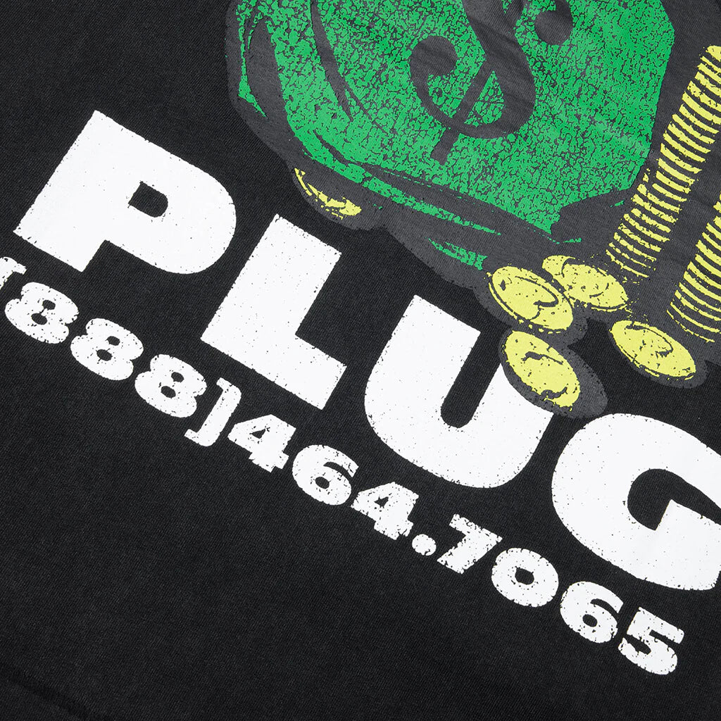 Market Call My Plug Tee (Washed Black)