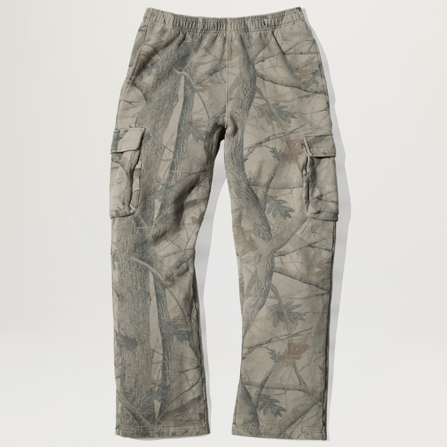 NewYakCity Flare Cargo Sweatpants (Camo)