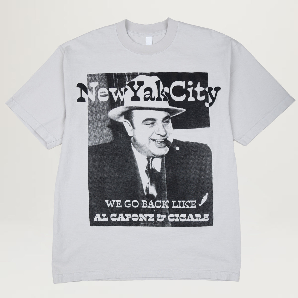 NYC Capone Tee (Silver Dollar)