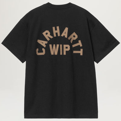 Carhartt WIP Arch Script Tee (Black/WIP H Brown)
