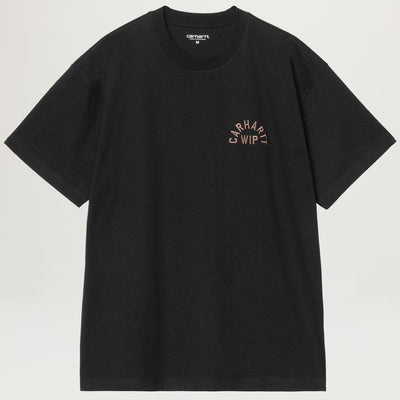 Carhartt WIP Arch Script Tee (Black/WIP H Brown)