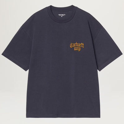 Carhartt WIP Blackletter Tee (Dark Navy)