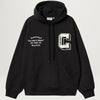 Carhartt WIP Brown Duck Hooded Sweatshirt (Black)