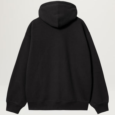 Carhartt WIP Brown Duck Hooded Sweatshirt (Black)