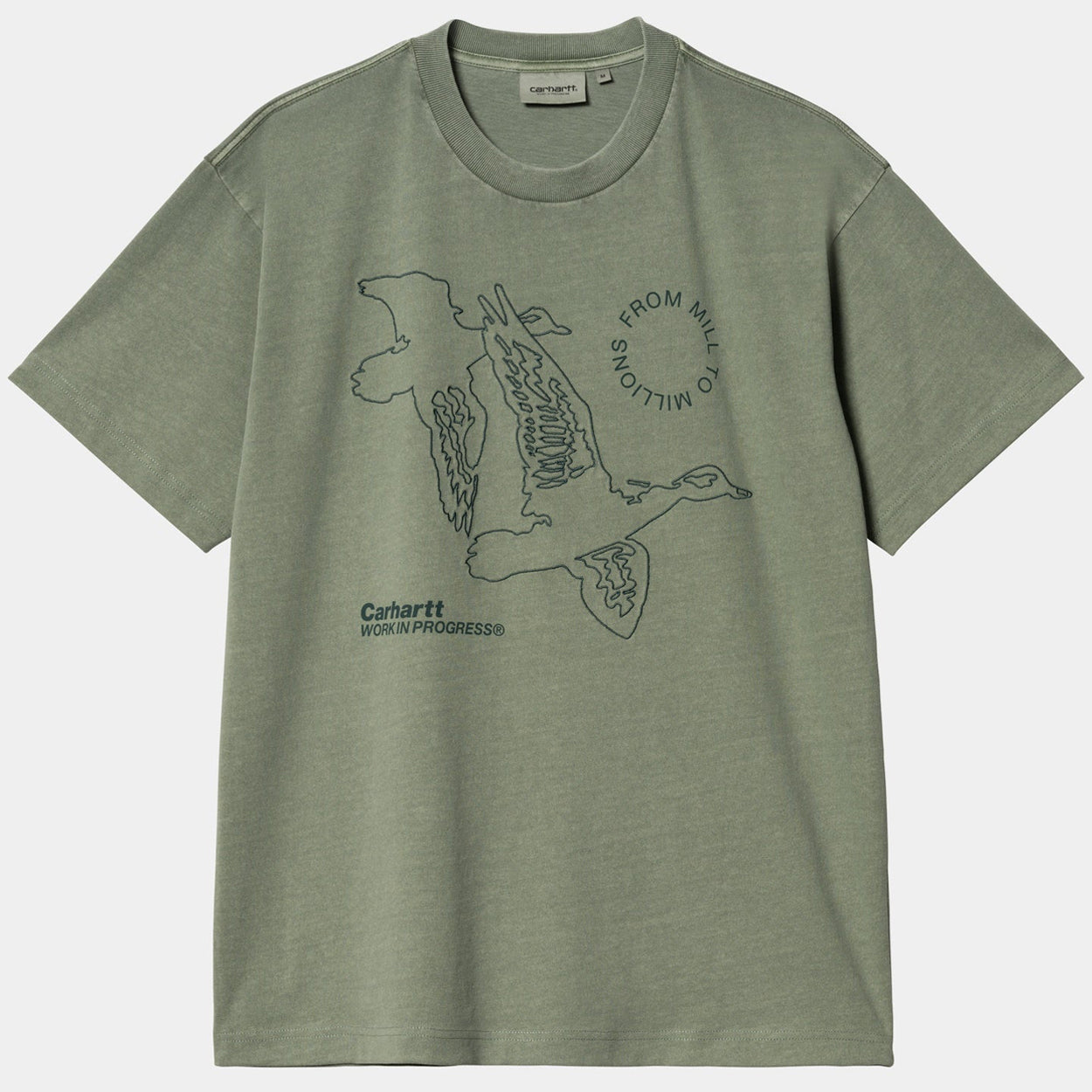Carhartt WIP Flying Ducks Tee (Duck Green)