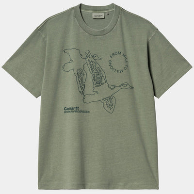 Carhartt WIP Flying Ducks Tee (Duck Green)