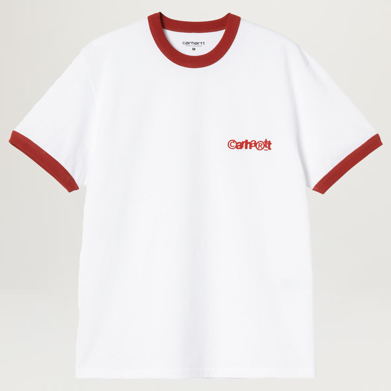 Carhartt WIP IP Ringer Tee (White/Red)