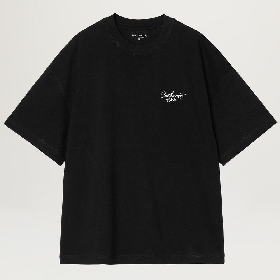 Carhartt WIP Signature Script Tee (Black/White)