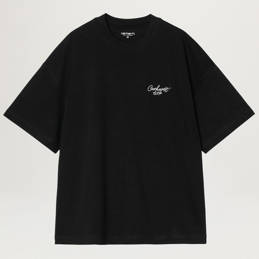 Carhartt WIP Signature Script Tee (Black/White)