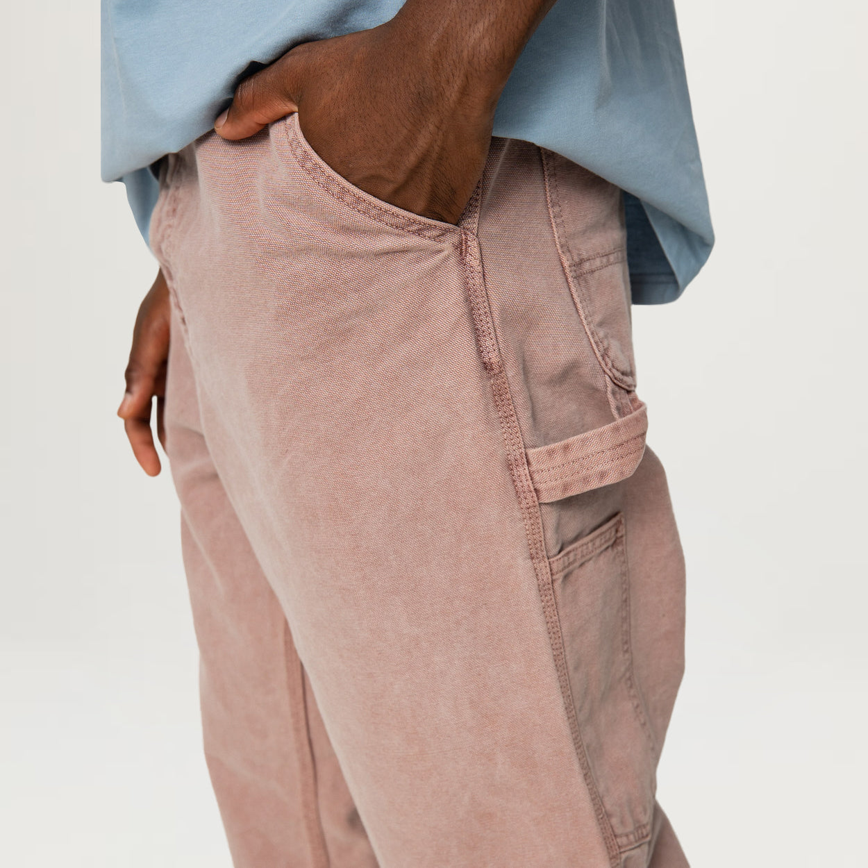 Carhartt WIP Single Knee (Dark Plum Faded) - Size 40/32