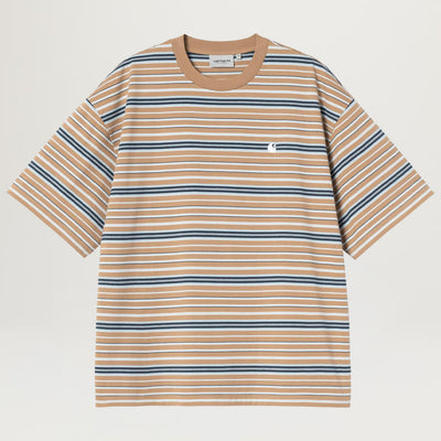 Carhartt WIP Zane Tee (Zane Stripe/Peanut)