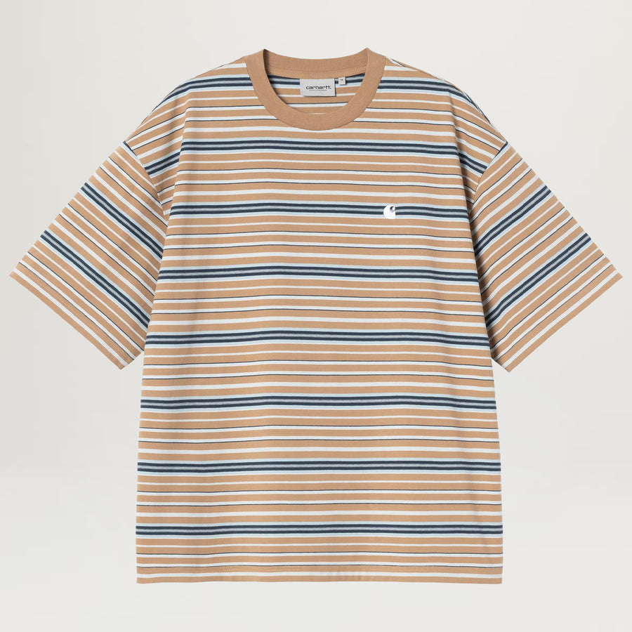 Carhartt WIP Zane Tee (Zane Stripe/Peanut)