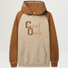 Cash Only Halftime Raglan Pullover Hood (Cognac/Tan)