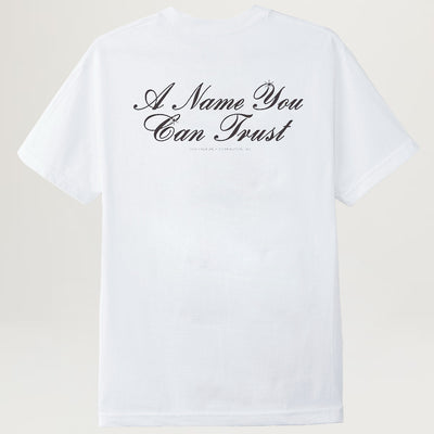 Cash Only Bank Tee (White)