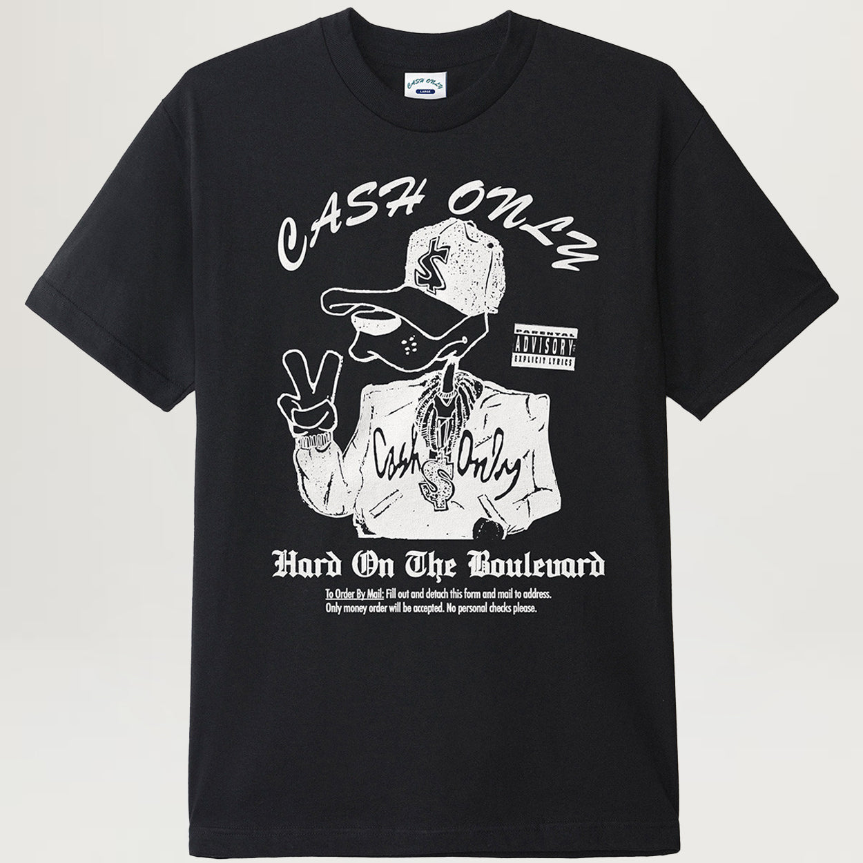 Cash Only Boulevard Tee (Black)