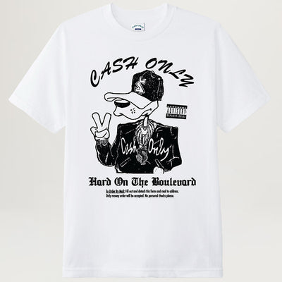 Cash Only Boulevard Tee (White)