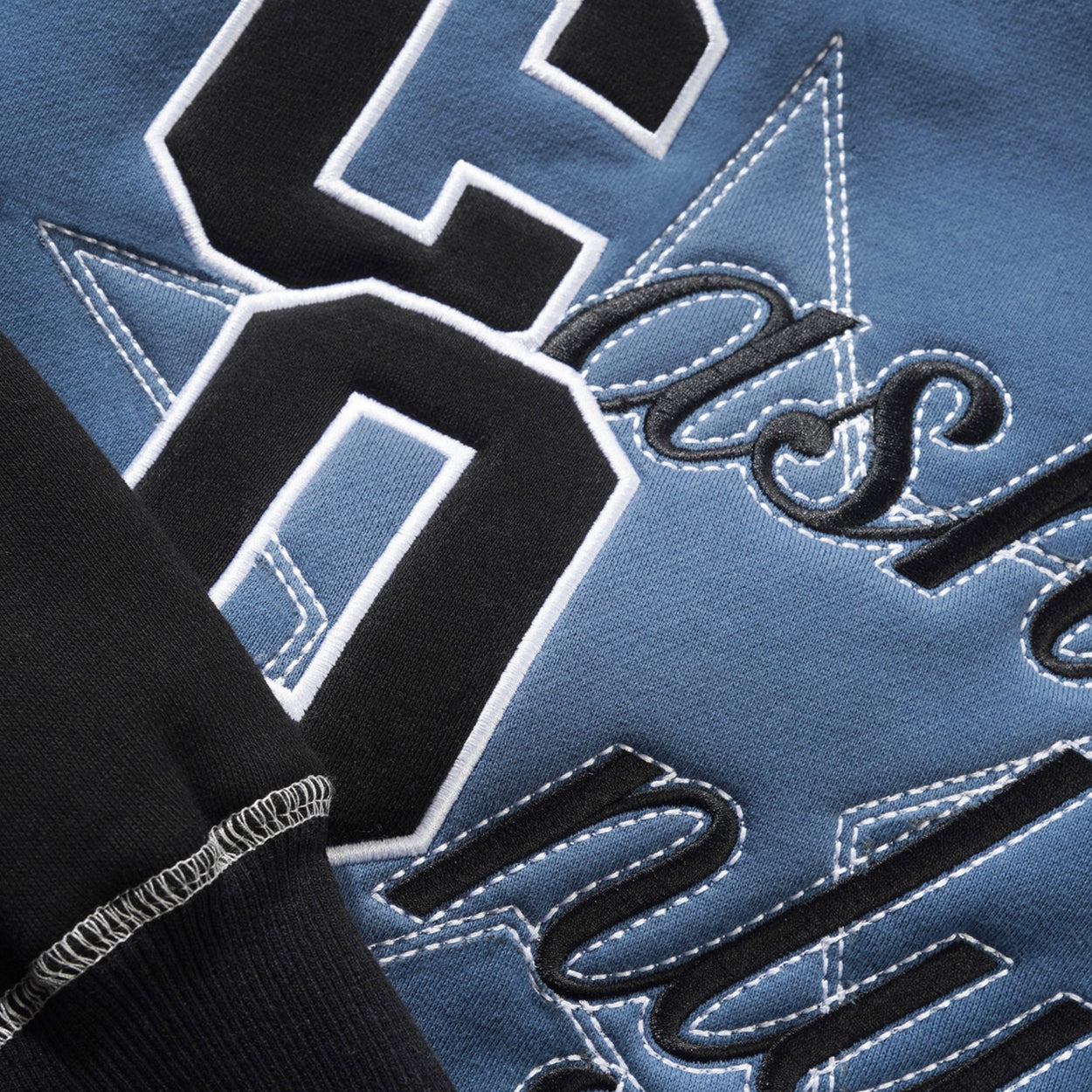 Cash Only Halftime Raglan Pullover Hood (Denim/Black)