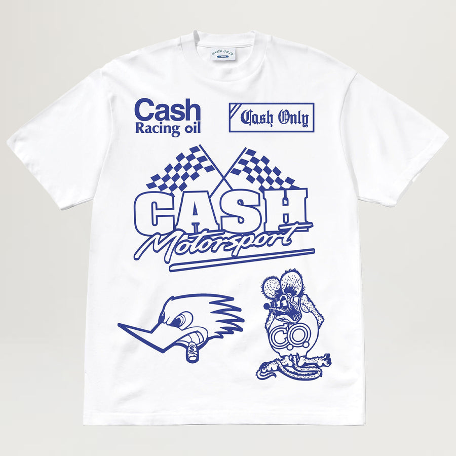 Cash Only Service Tee (White)