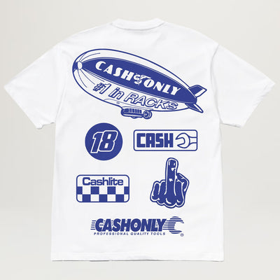 Cash Only Service Tee (White)