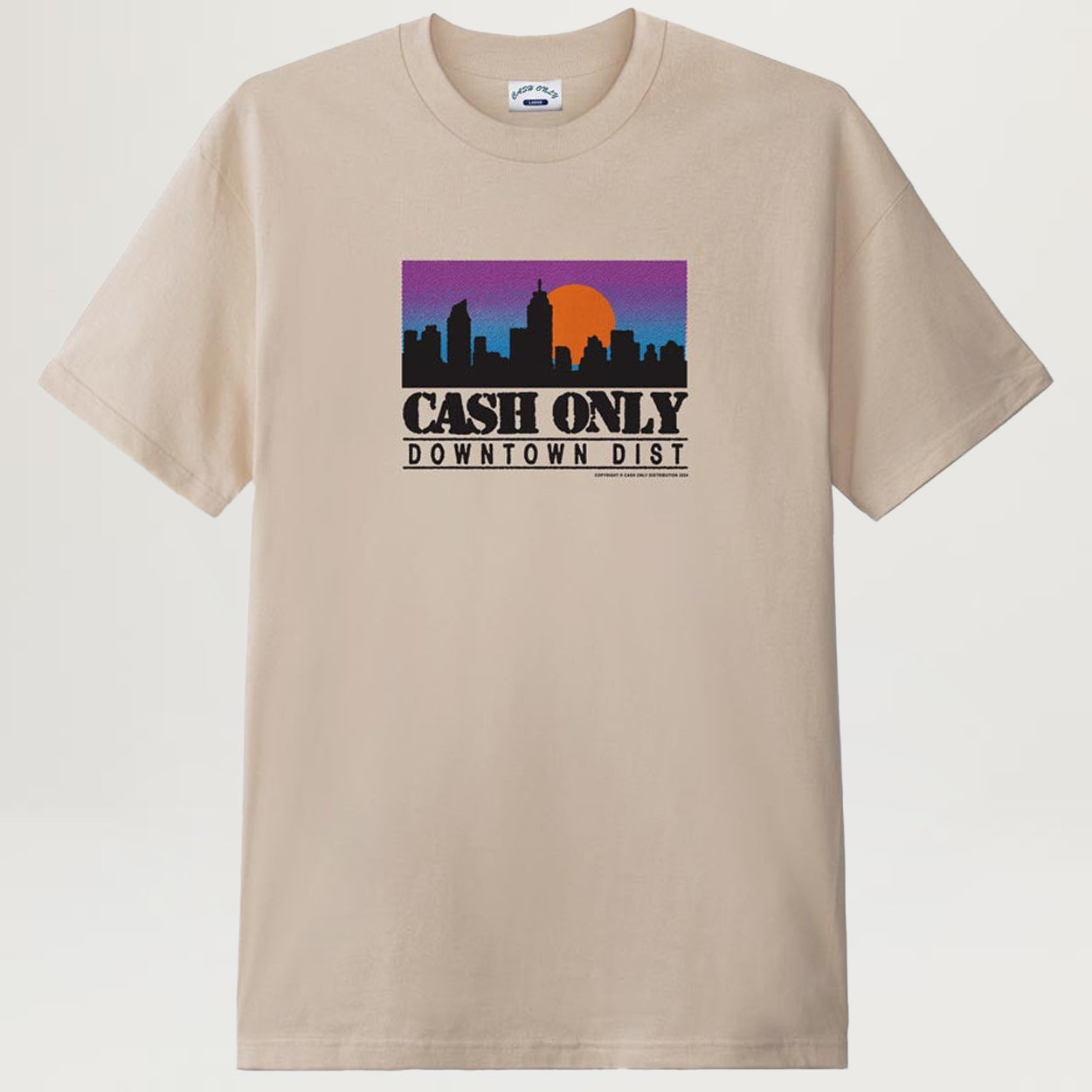 Cash Only Skyline Tee (Sand)