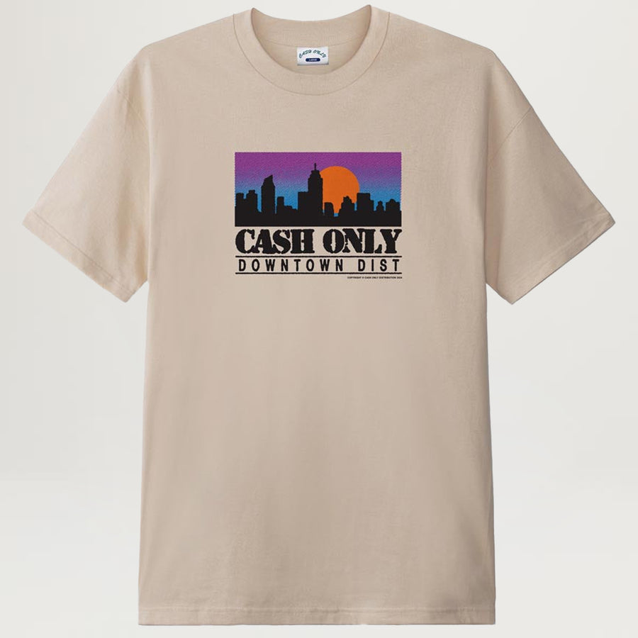 Cash Only Skyline Tee (Sand)