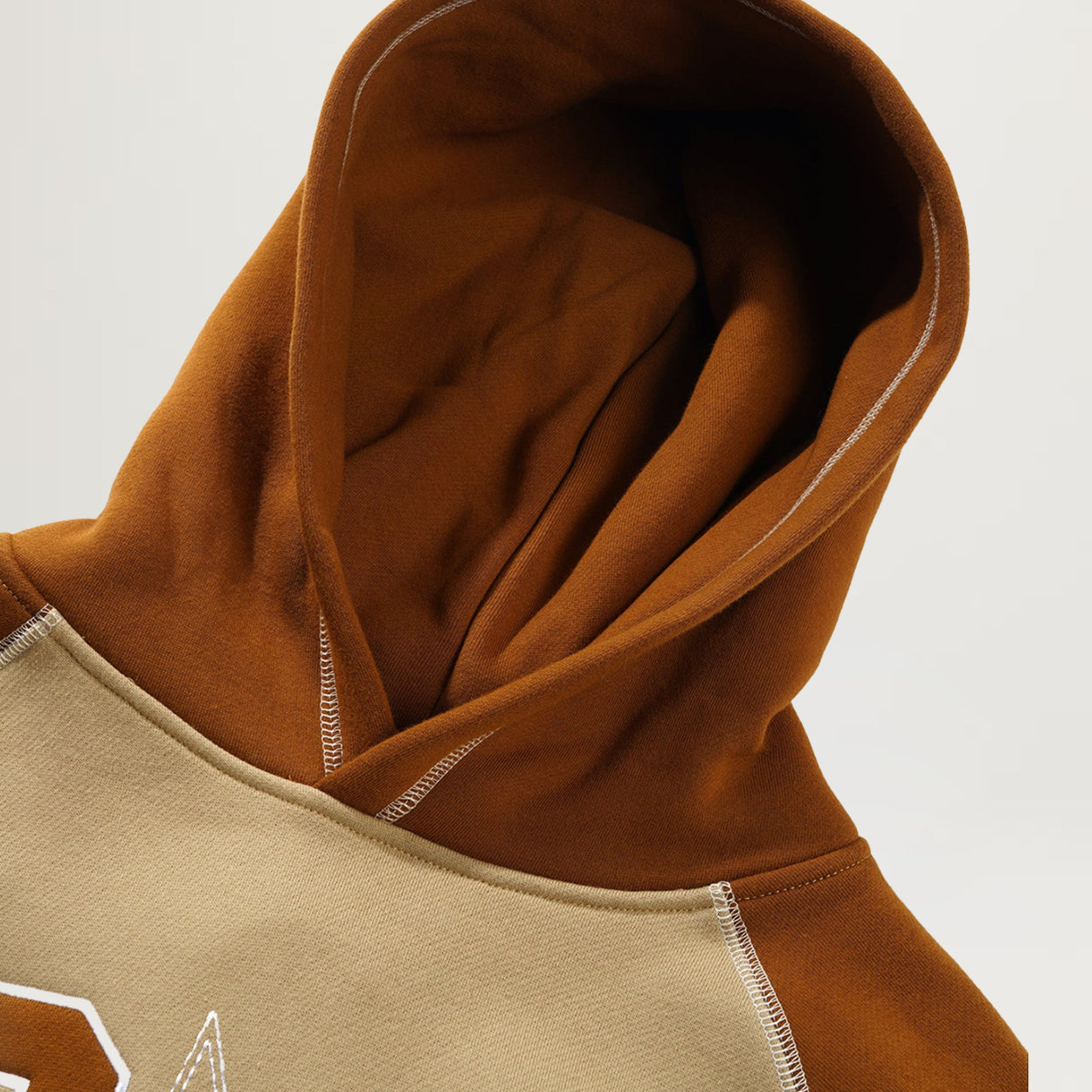 Cash Only Halftime Raglan Pullover Hood (Cognac/Tan)