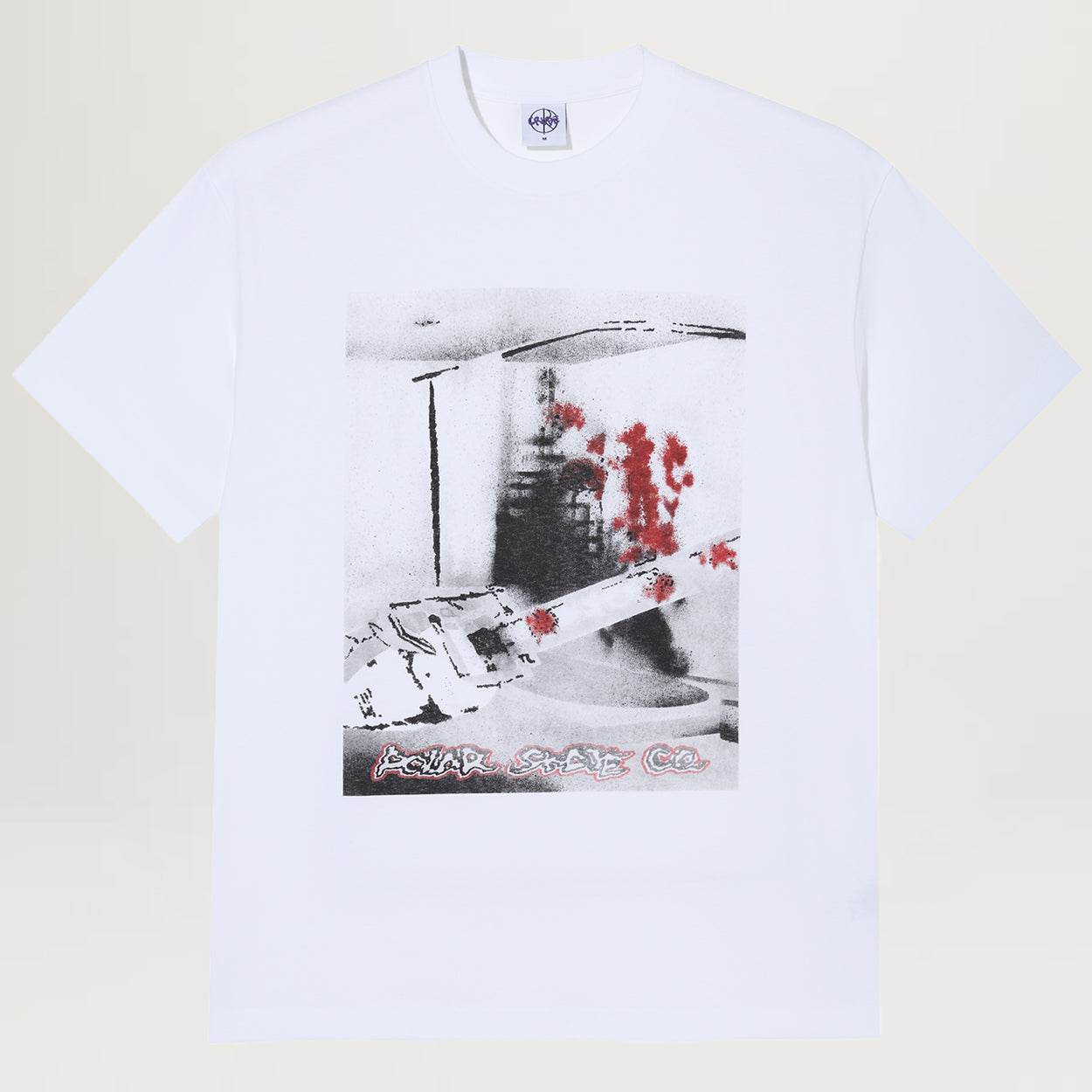 Polar Chainsaw Tee (White)