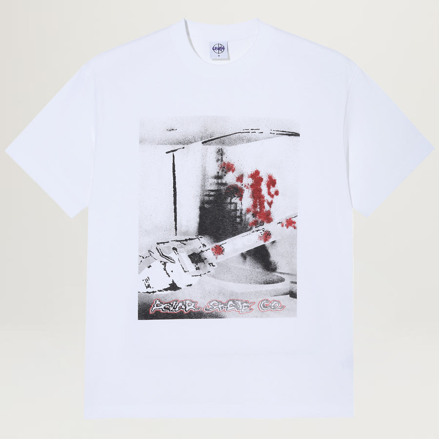 Polar Chainsaw Tee (White)