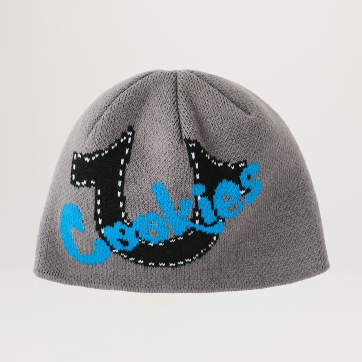 Cookies SF X True Religion Skull Beanie (Granite Grey)