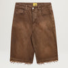 DSM Arch Denim Shorts (Brown)