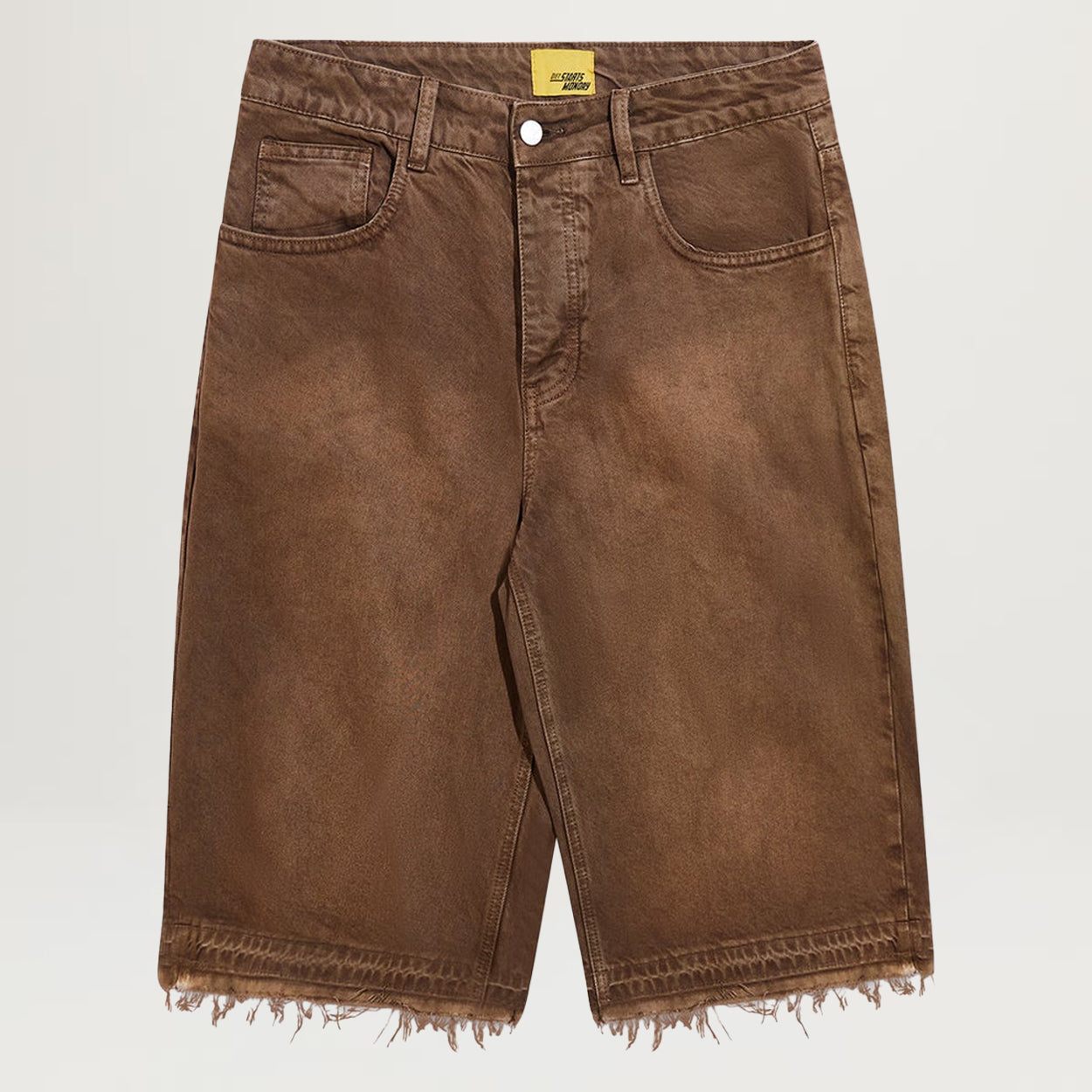 DSM Arch Denim Shorts (Brown)
