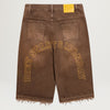 DSM Arch Denim Shorts (Brown)