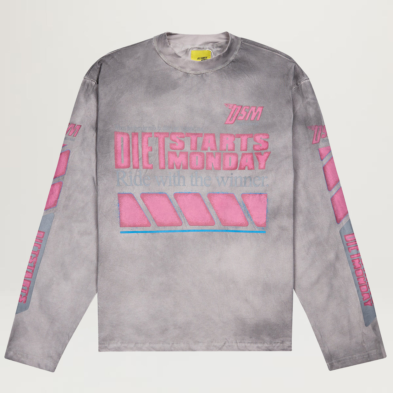 DSM Winners Long Sleeve Tee (White Pink)