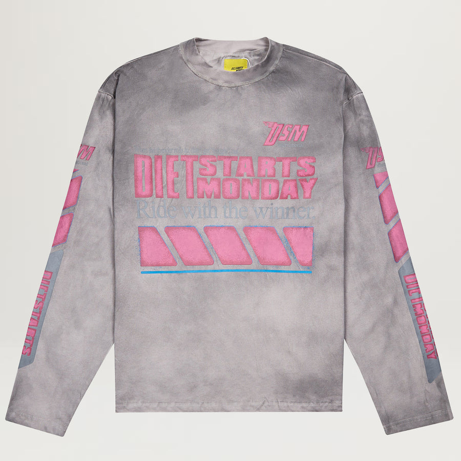 DSM Winners Long Sleeve Tee (White Pink)