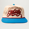 DSM Spellout Hat (White/Blue)