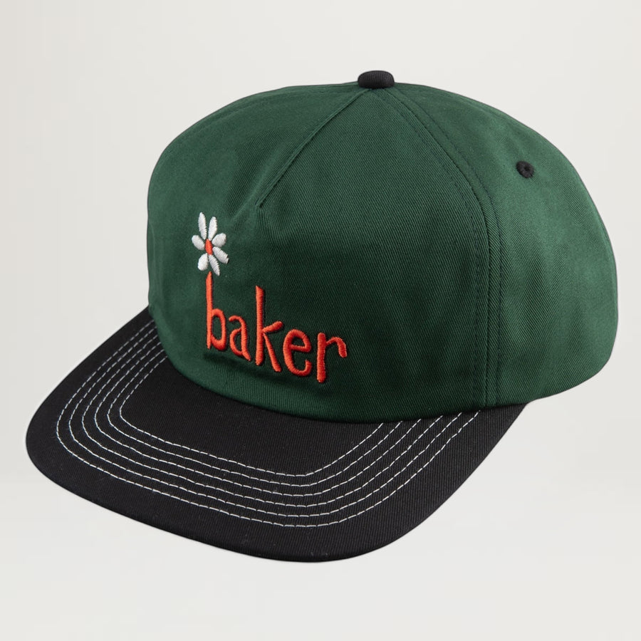 Baker Daisy Snapback (Green/Black)