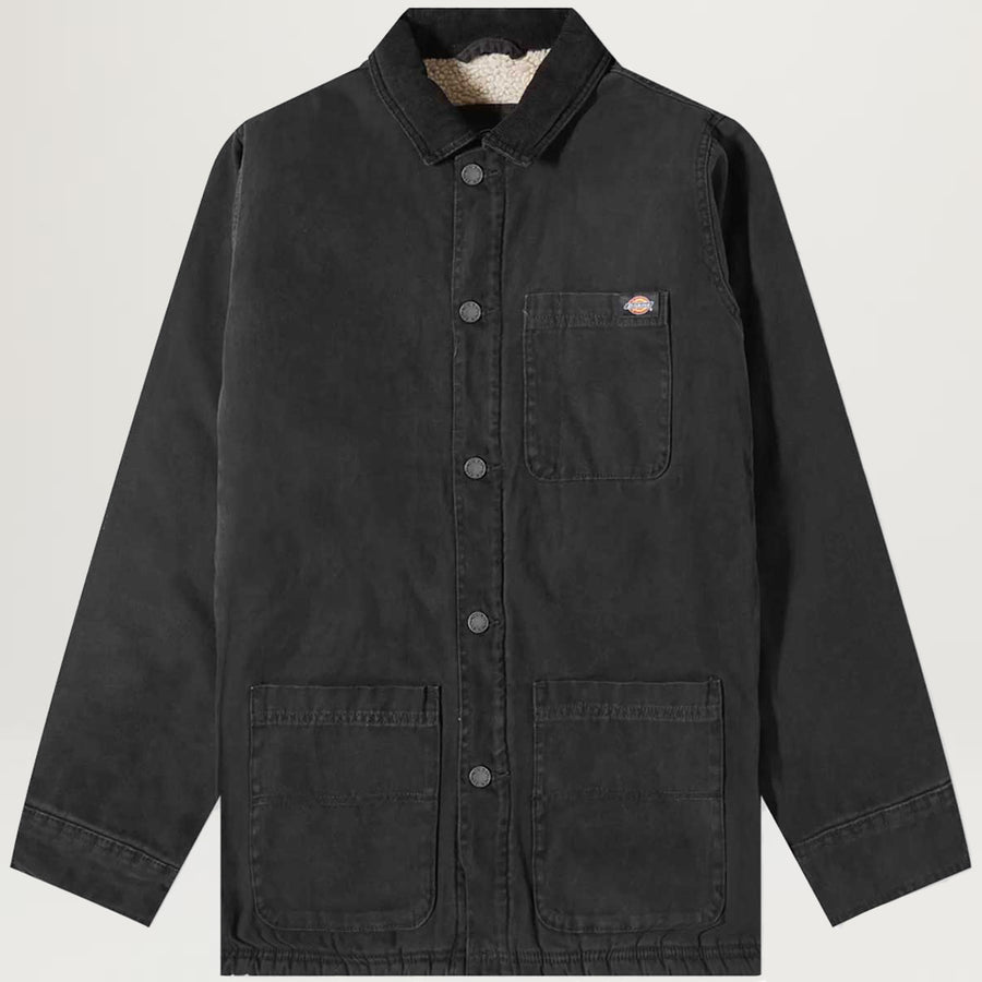 Dickies Duck Lined Chore Jacket (Stonewashed Black)