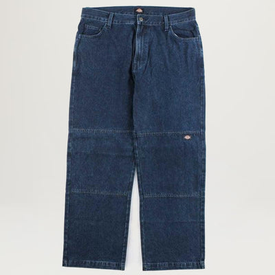 Dickies Double Knee Denim Pants (Stonewashed Blue)