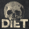 Diet Starts Monday Skull Tee (Vintage Black)