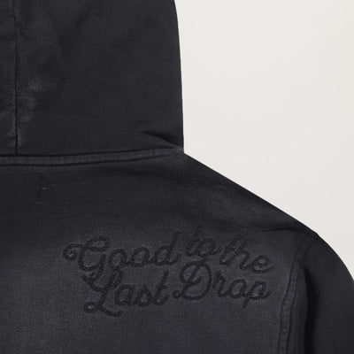 Diet Starts Monday Rig Terry Zip Up Hoodie (Vintage Black)