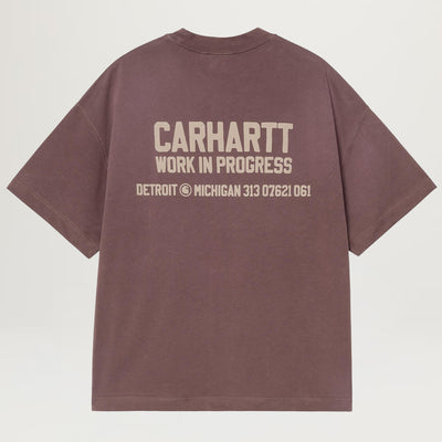Carhartt WIP Distance Tee (Palisander Stone Washed)